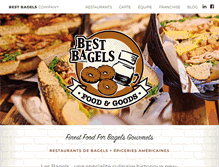 Tablet Screenshot of bestbagels.fr